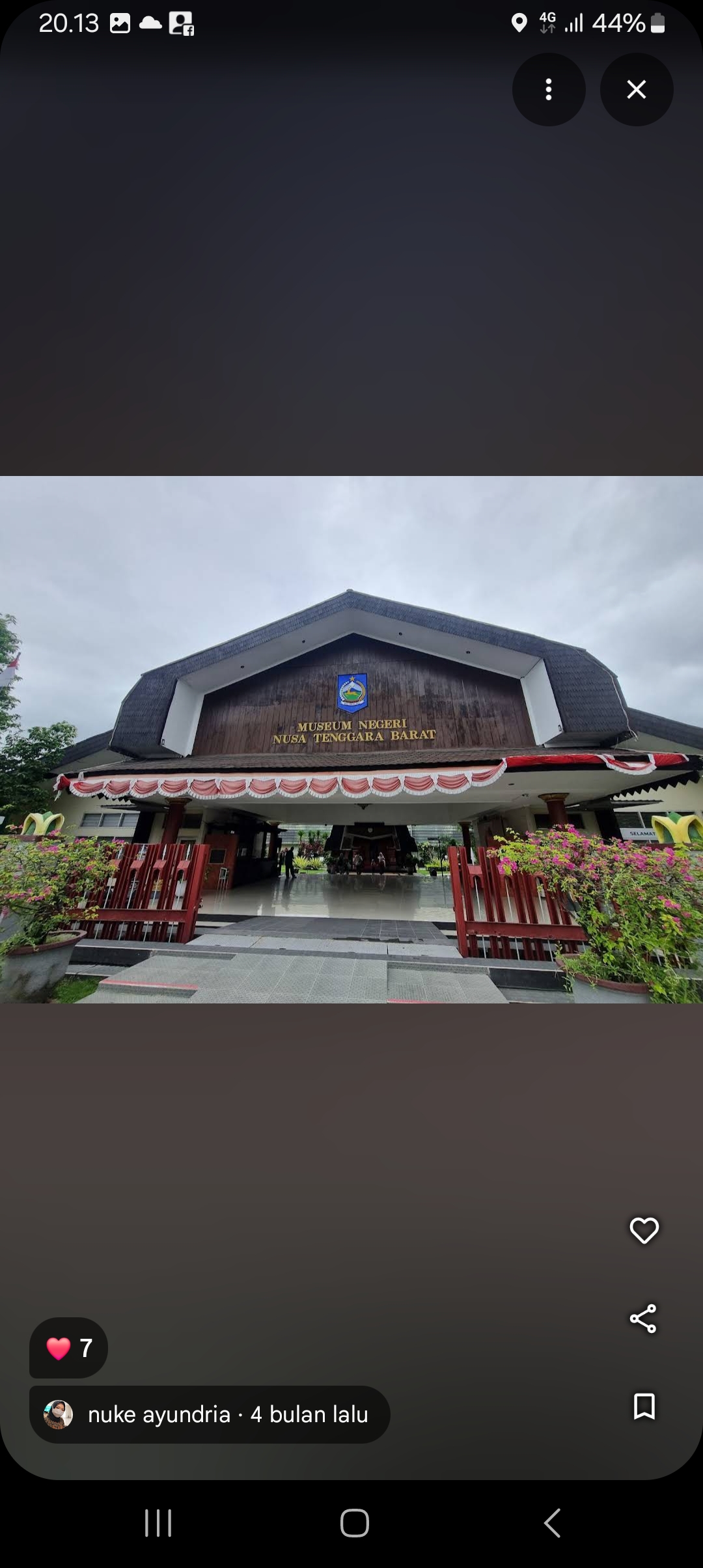Museum NTB jadi salah satu tempat wisata di tengah Kota Mataram Lombok
