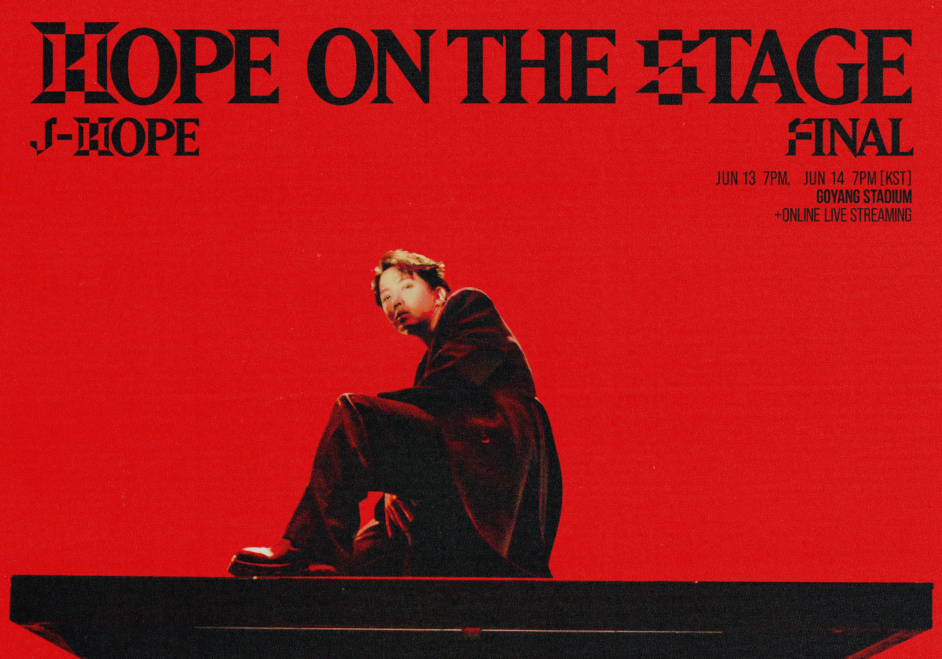 Poster konser Encore HOPE ON THE STAGE J-Hope BTS di Seoul