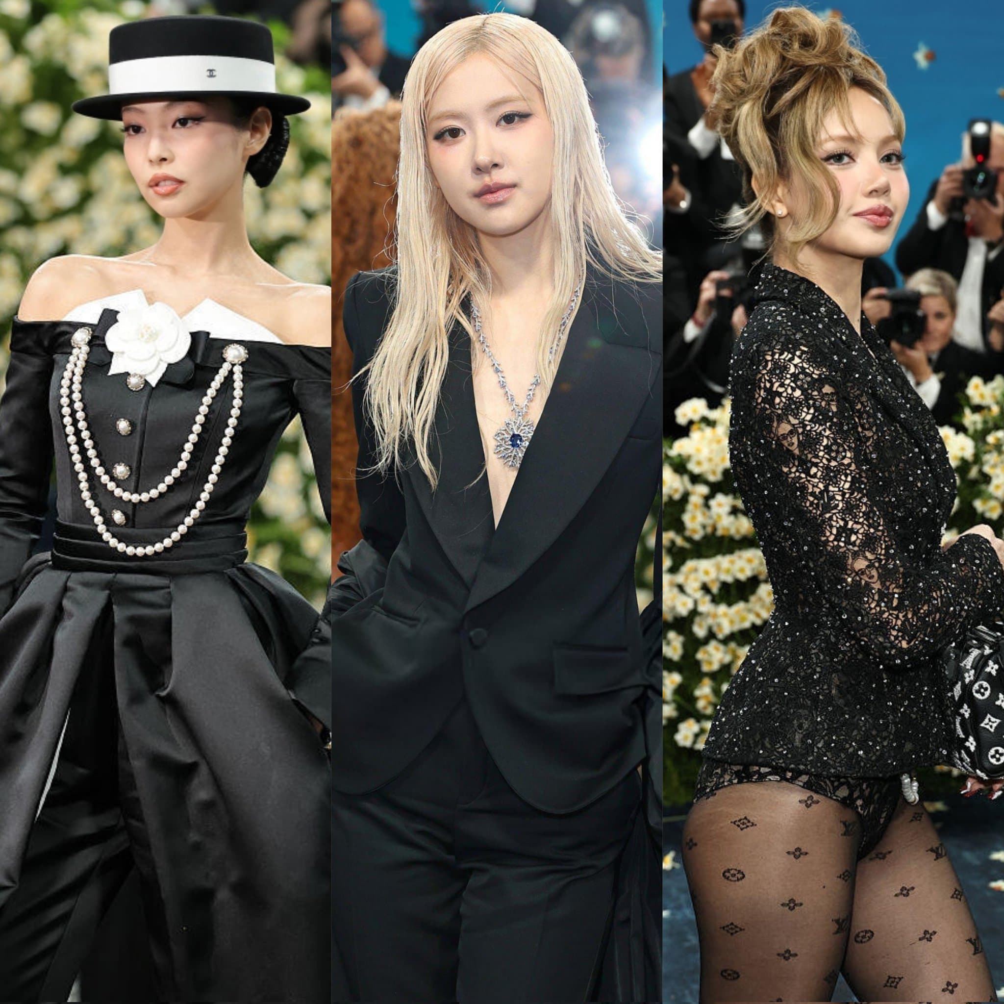 Penampilan Jennie, Rose, dan Lisa BLACKPINK dalam ajang Met Gala 2025