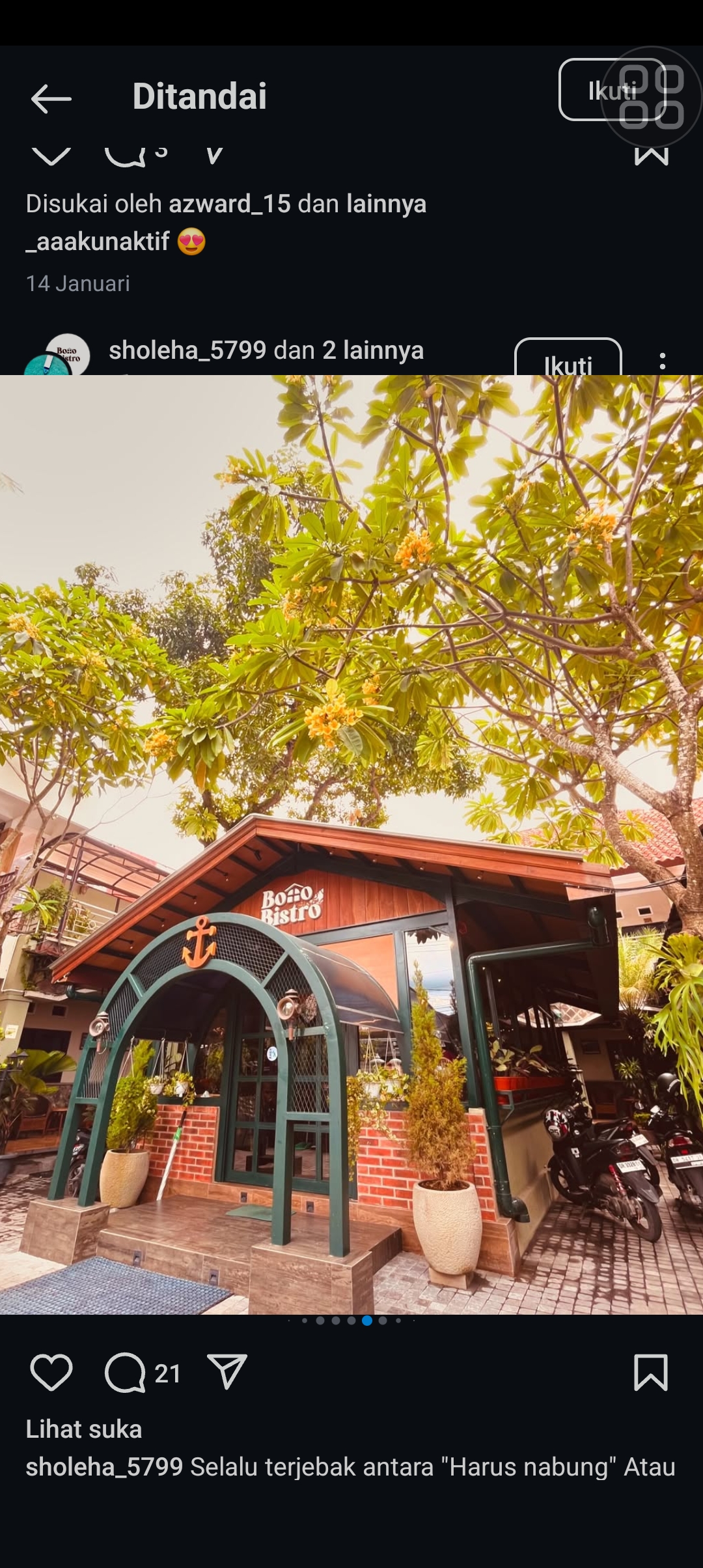Bono Bistro jadi salah satu cafe dan restoran mewah di Mataram