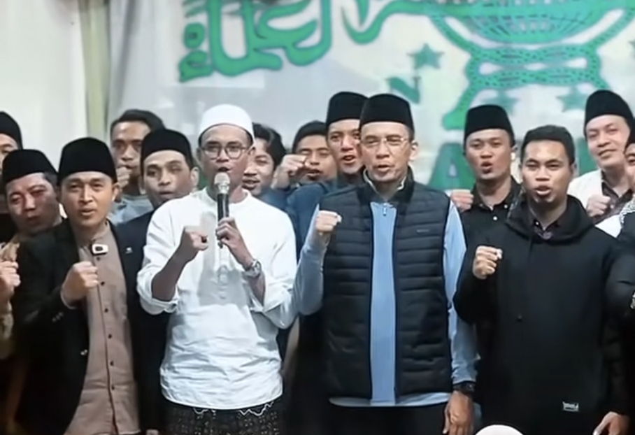 TGB bersilaturrahmi bersama komunitas diaspora yang bekerja sama dengan PCNU Istimewa Taiwan. (Foto: tangkapan layar)