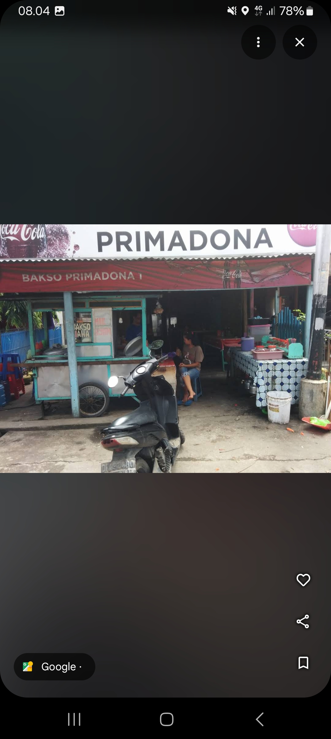 Warung bakso Primadona jadi warung bakso murah dan enak di Mataram