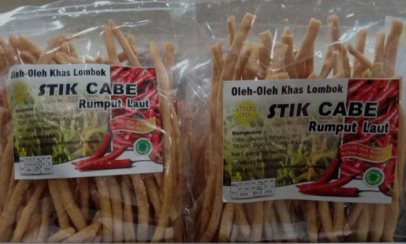 Stik Cabe menjadi salah satu makanan khas Lombok yang bisa dijadikan oleh-oleh
