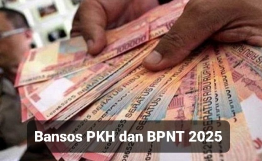 Ilustrasi pencairan Bansos PKH dan BPNT 2025 dari Kementerian Sosial.