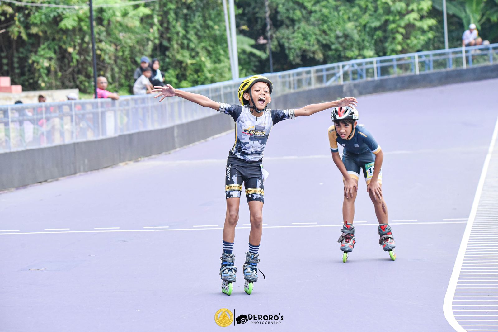 BUAT BANGGA: Tim Mandalika Inlineskate menorehkan prestasi gemilang dalam Kejuaraan Sepatu Roda Tingkat Nasional di Semarang.