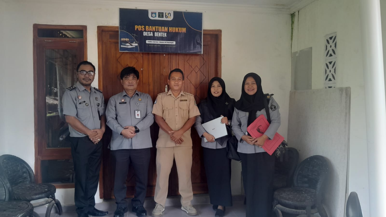 Kanwil Kemenkum NTB melaksanakan melaksanakan serangkaian kegiatan pengumpulan data di Lombok Utara.