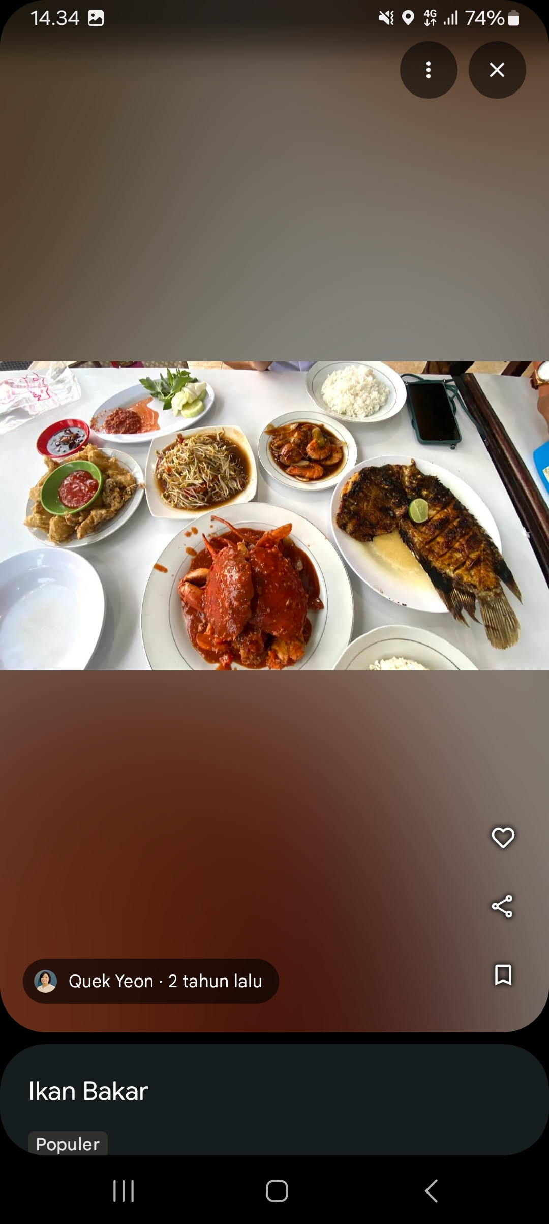 Rekomendasi tempat makan seafood enak di Mataram