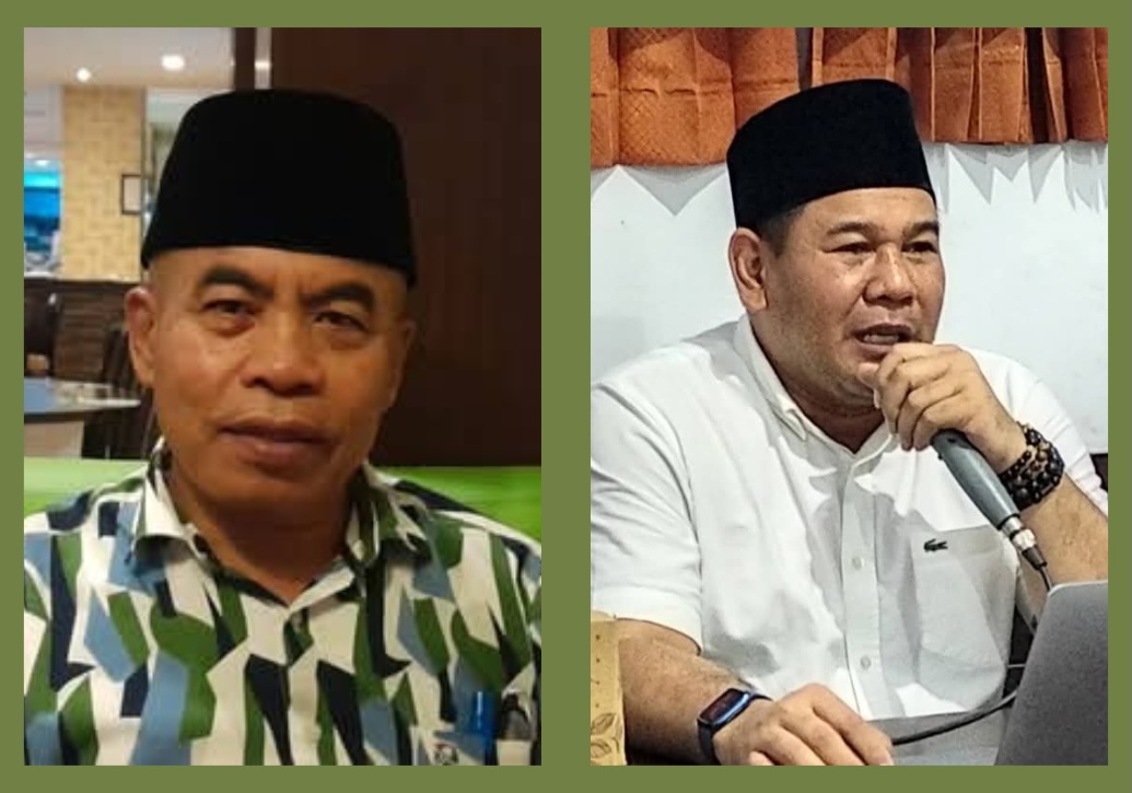 Lalu Winengan (kiri) dan Haris Karnaen (kanan) dua kandidat kuat Calon Ketua PMI Lombok Barat.