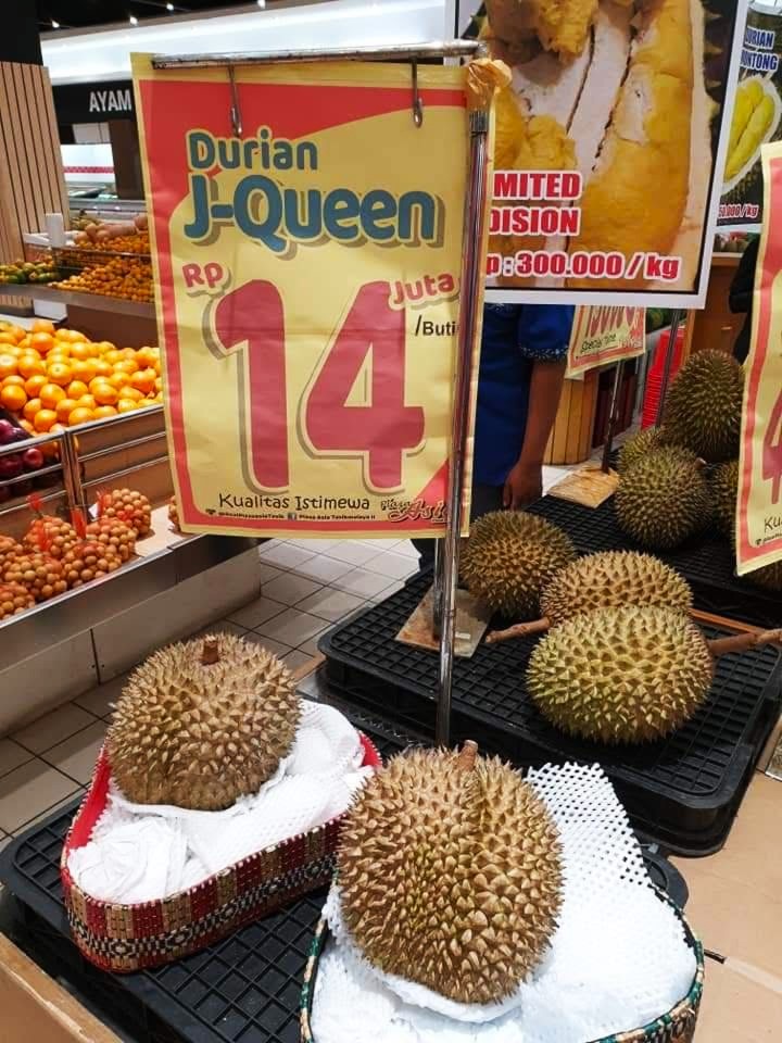 Ini dia durian termahal di Indonesia, hampir seharga  sepeda motor per buahnya.