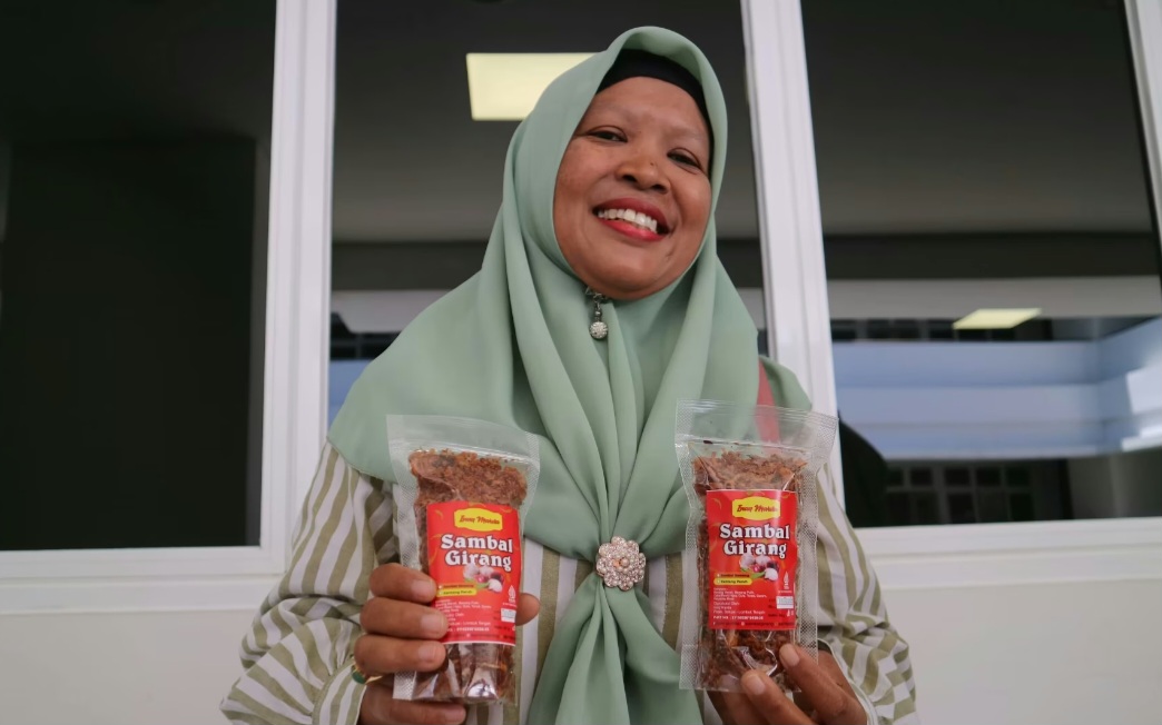 Mardawati pemilik Sambal Girang khas Lombok Tengah
