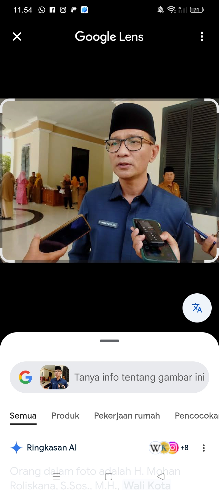 TPST Kebon Talo gagal dibangun Pemerintah Pusat, Walikota Mataram H Mohan Roliskana kecewa dan ubah skenario cari solusi lain.