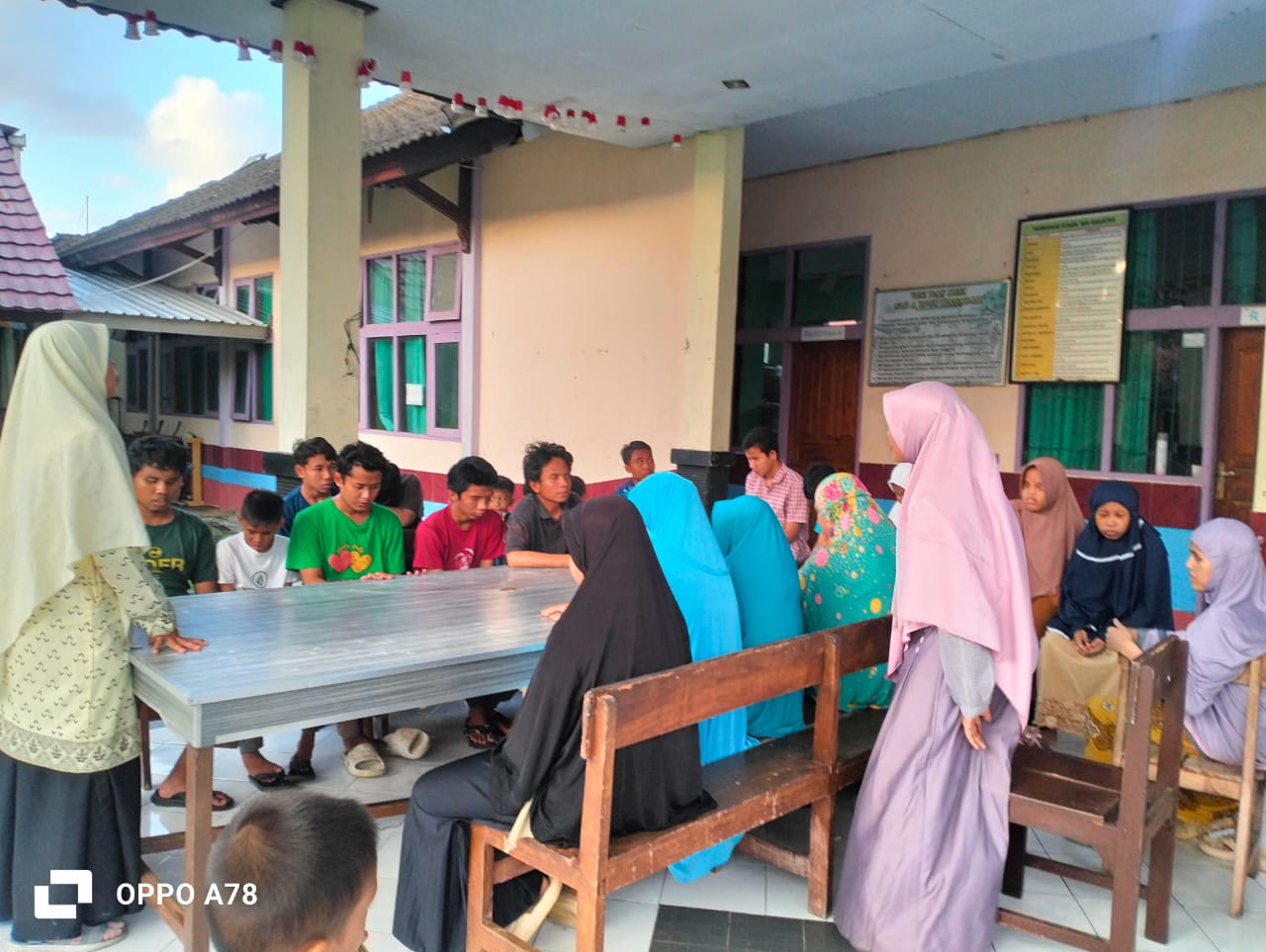 Kunjungan PWNA NTB ke Sekolah Luar Biasa YPTA Tuna Netra Al-Mahsyar.