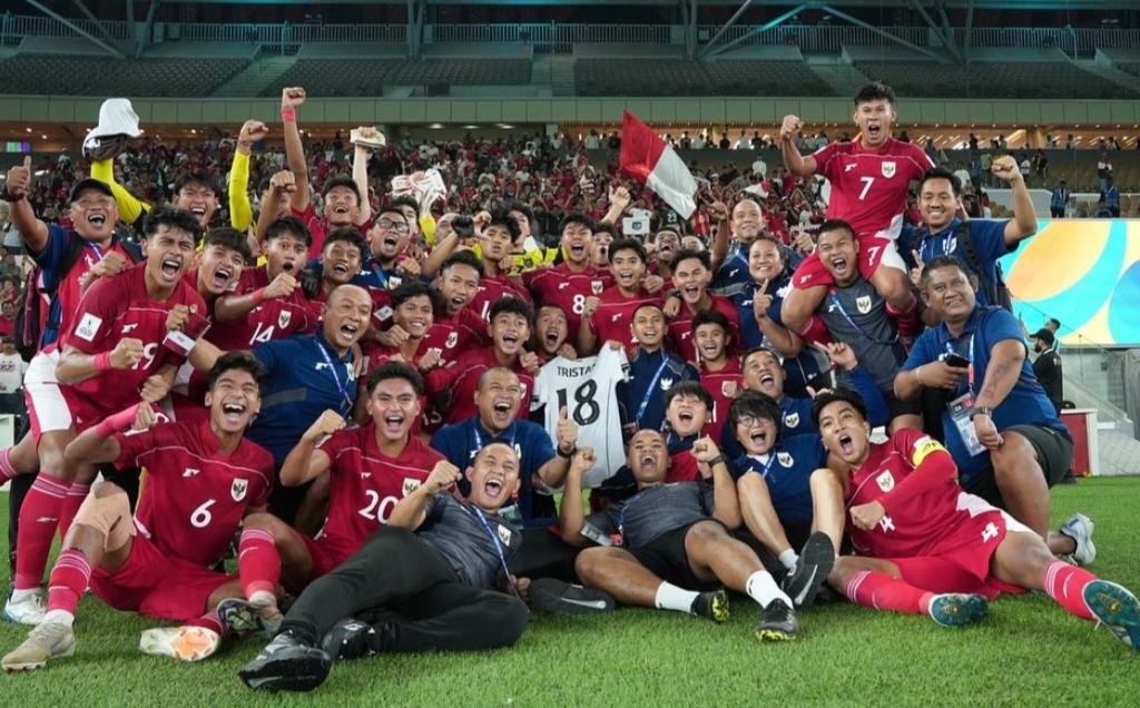 Timnas Indonesia satu grup dengan Brasil di Piala Dunia U-17