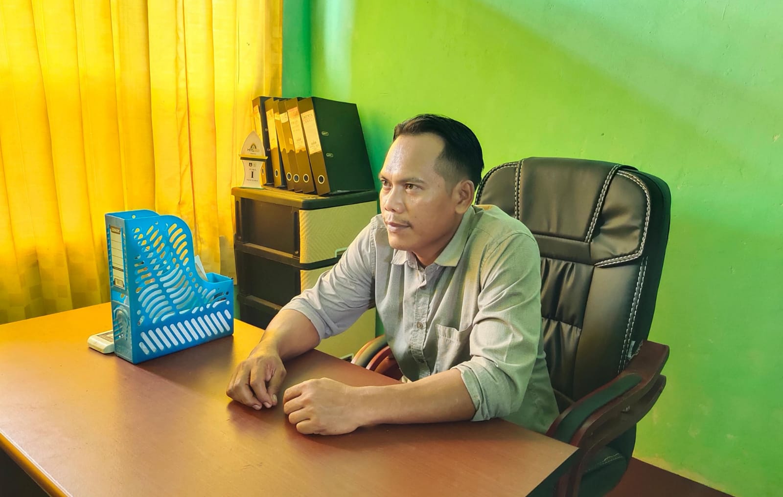 Ketua Panitia Pilkades PAW Bunkate Kecamatan Jonggat Taufikurrahman
