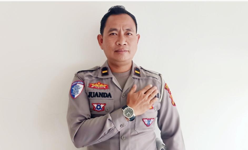 Kanit Gakkum Satlantas Polres Lombok Barat IPDA Achid Juanda, S.H.