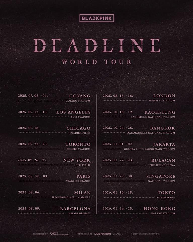Catat Tanggalnya,  Berikut Jadwal Pembelian Tiket Presale dan General Sale Konser BLACKPINK