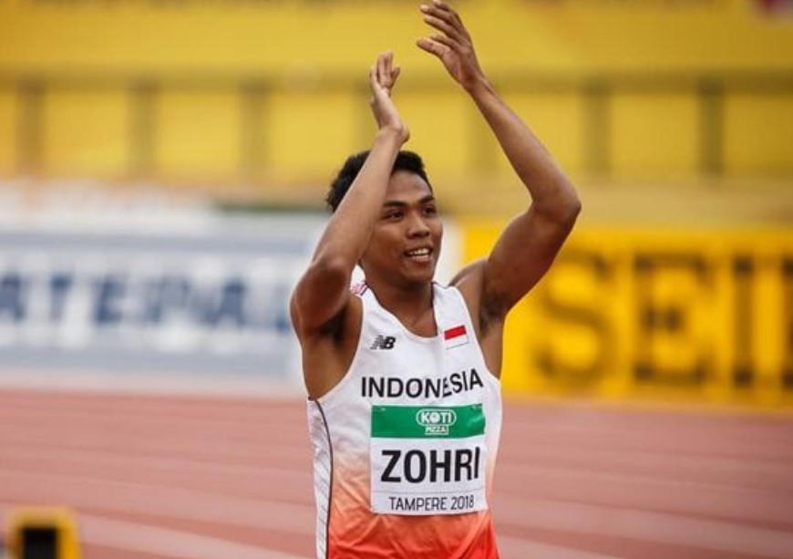 Lalu Muhammad Zohri kembali mengalami cedera usai tampil di Asian Athletics Championships 2025 Korea Selatan