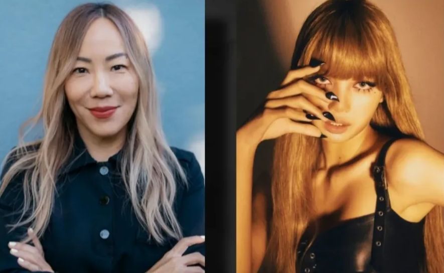 Kim Soo (kiri), sutradara film dokumenter  solo Lisa BLACKPINK.