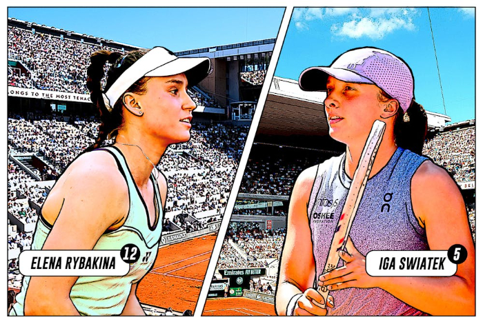 Elena Rybakina bertemu dengan Iga Swiatek di putaran keempat turnamen tenis Roland Garros 2025