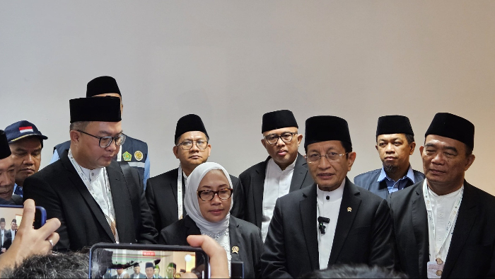 Menag Nasaruddin Umar tiba di Bandara King Abdulaziz, Jeddah, Kamis (29/5)