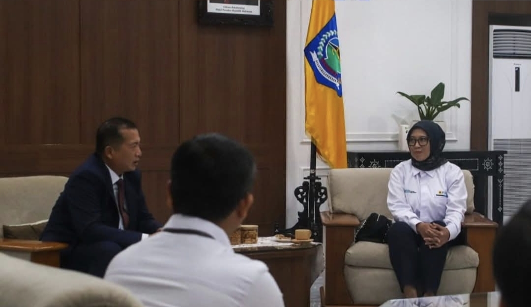 Dalam pertemuan itu, General Manager PLN NTB Sri Heny Purwanti menyampaikan komitmennya untuk melanjutkan program energi bersih PLN NTB. (Pemprov NTB)