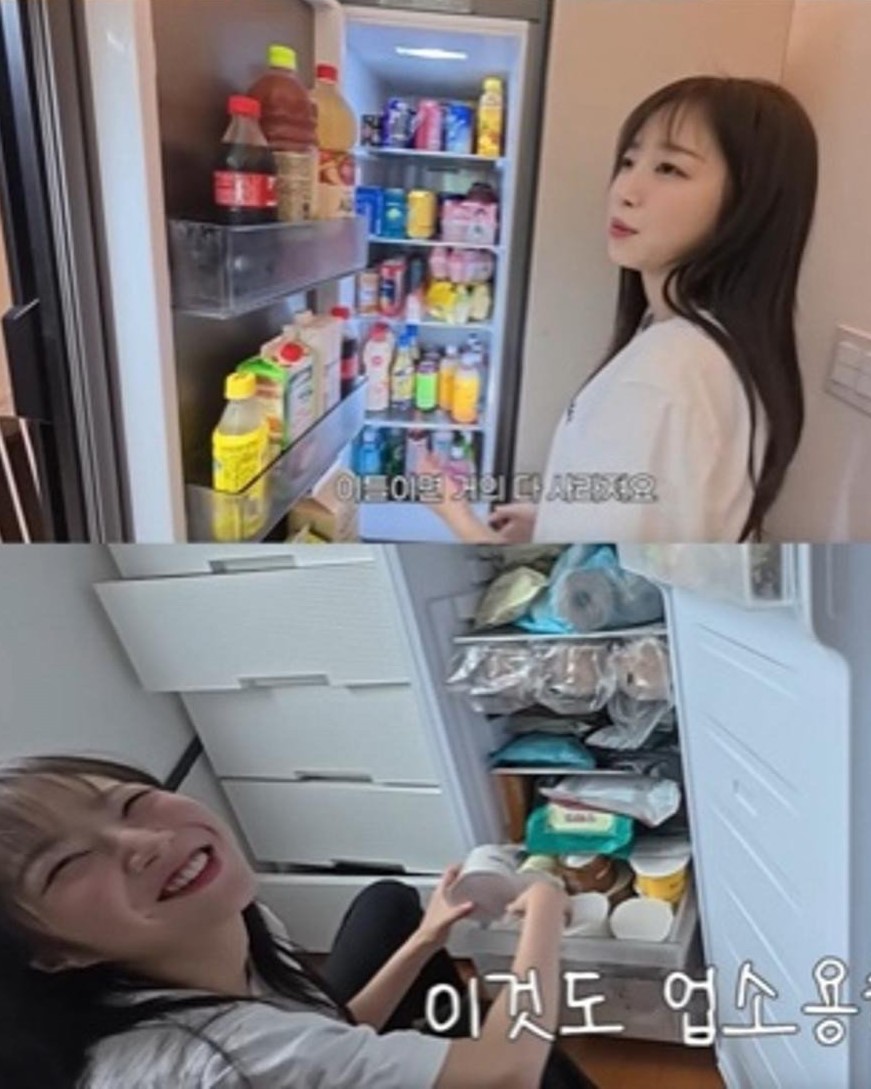 Tinggal sendiri, youtuber mukbang Tzuyang ternyata punya 4 kulkas besar, isinya bikin terkejut