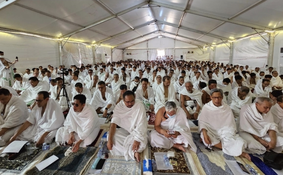 Pelaksanaan wukuf di Arafah merupakan momen utama dalam rangkaian ibadah haji. Oleh karena itu, seluruh petugas haji dan jamaah diminta menjaga kondisi. (istimewa)