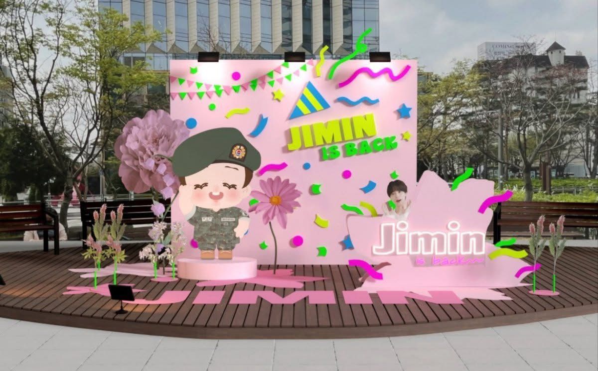 Uniknya project jimin blooming garden buatan army untuk sambut bebas wamilnya jimin bts.