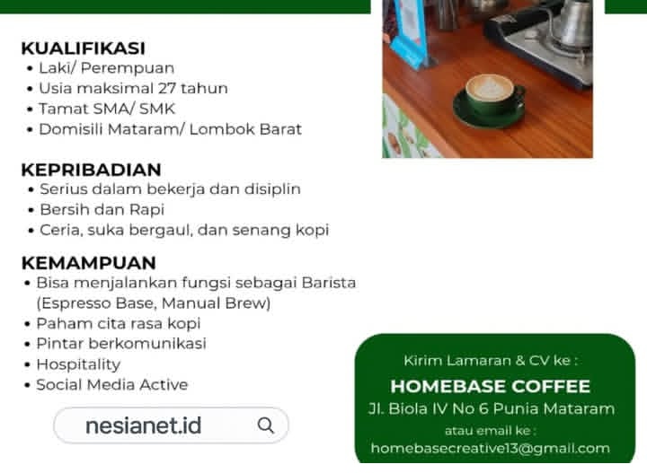 Info loker Mataram, Lombok untuk para pencari kerja.