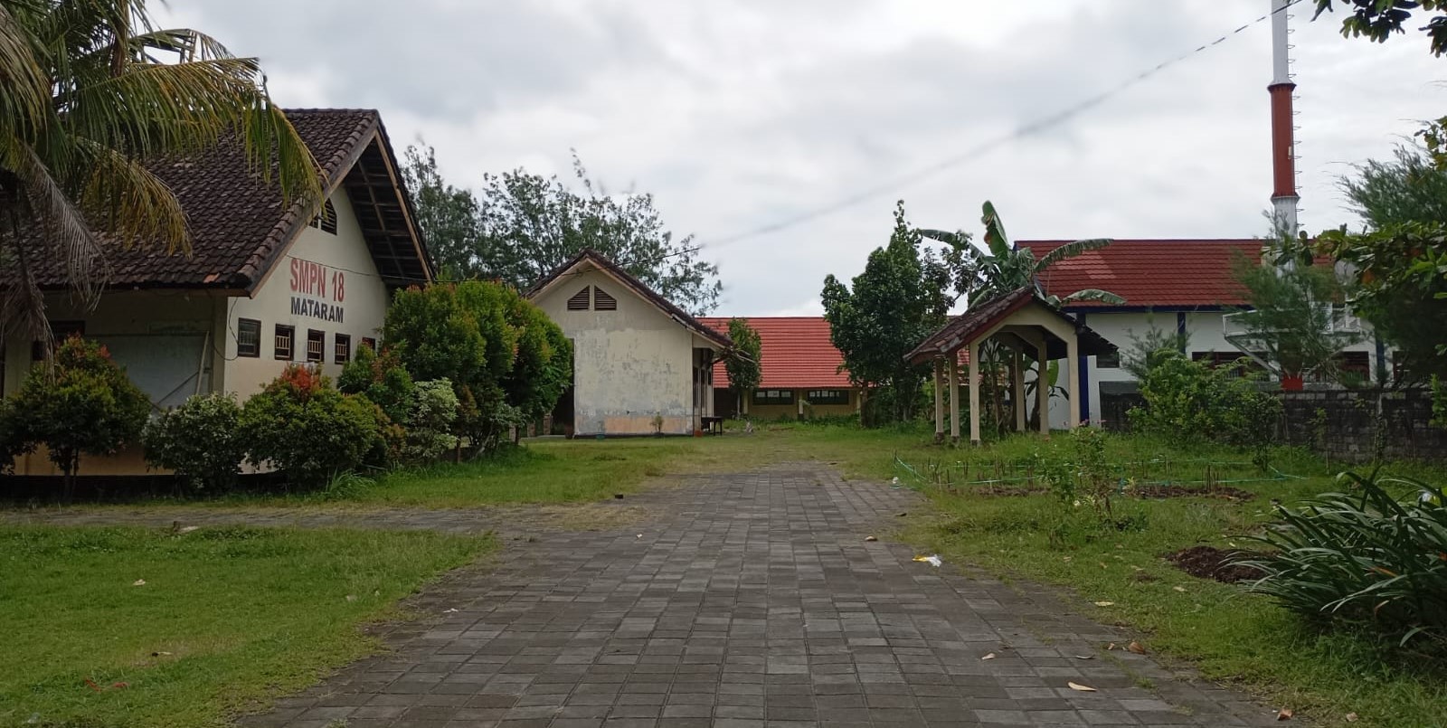 Inilah SMPN 18 Mataram yang akan dijadikan Sekolah Rakyat oleh Pemerintah Kota Mataram.