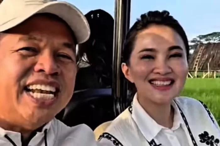 Momen pertemuan hangat Gubernur Jawa Barat Dedi Mulyadi (KDM) dengan Gubernur Maluku Utara Sherly Tjoanda.