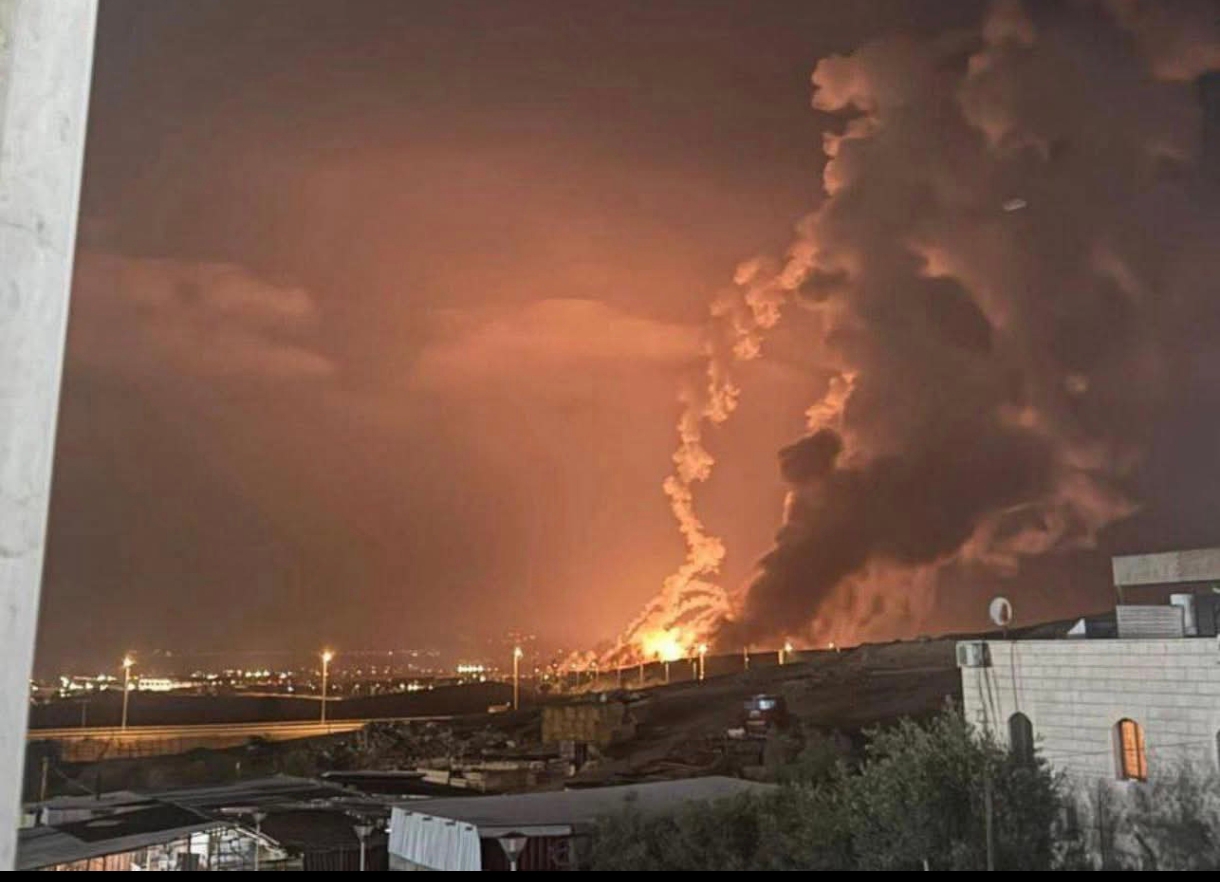 BREAKING: Powerplant in Haifa was just hit