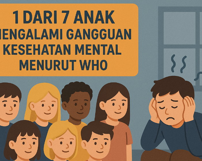 WHO menyebut remaja rentan mengalami gangguan mental, untuk itu sekolah diminta jadi ruang aman dan ramah emosi.
