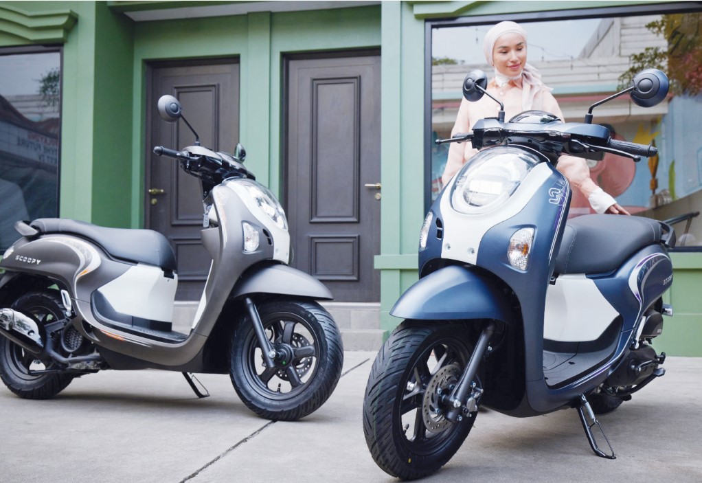STYLISH: Tampilan dari Honda Scoopy.