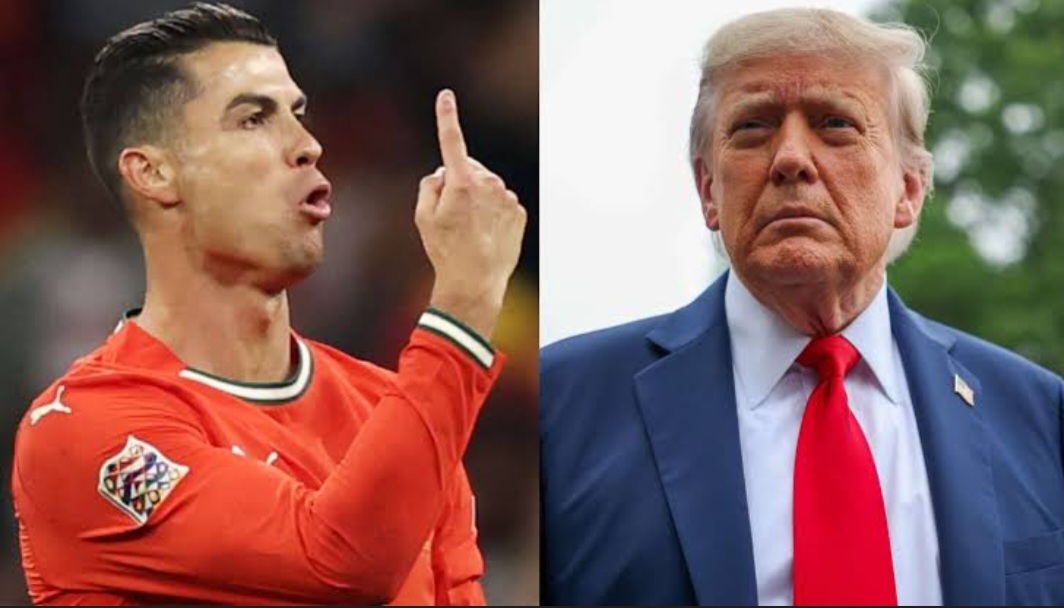 Ronaldo kirim barang ini pada Donald Trump