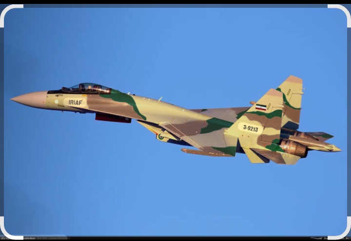 Ilustrasi Su-35 Iran yang bisa saja digunakan kala menghadapi Israel.