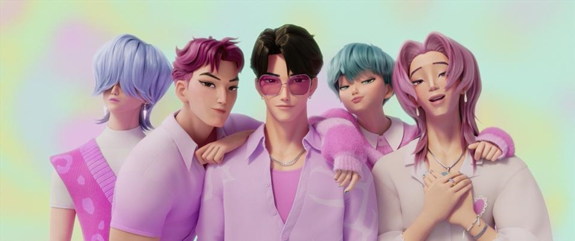 The saja boys, 5 iblis tampan di film kpop demon hunters.