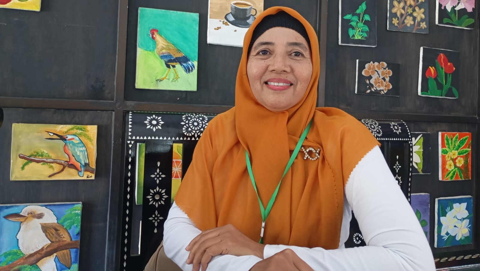 Ketua Panitia SPMB SMPN 2 Mataram Fitran Sari.