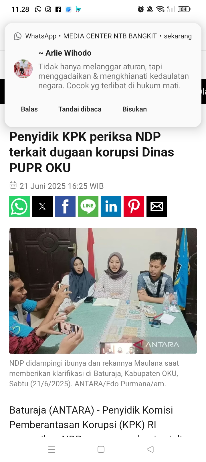 Dinda memutuskan menceritakan kejadian itu kepada awak media dalam jumpa pers Kamis (19/6/2025) malam, dengan maksud meluruskan pemberitaan yang beredar.