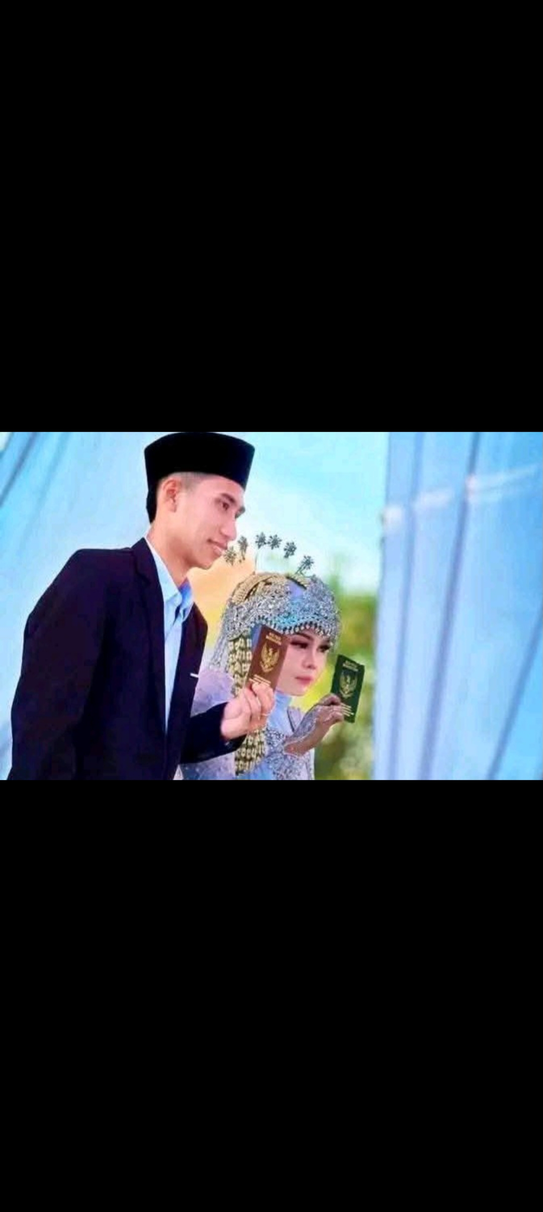 Pengantin viral di Lombok