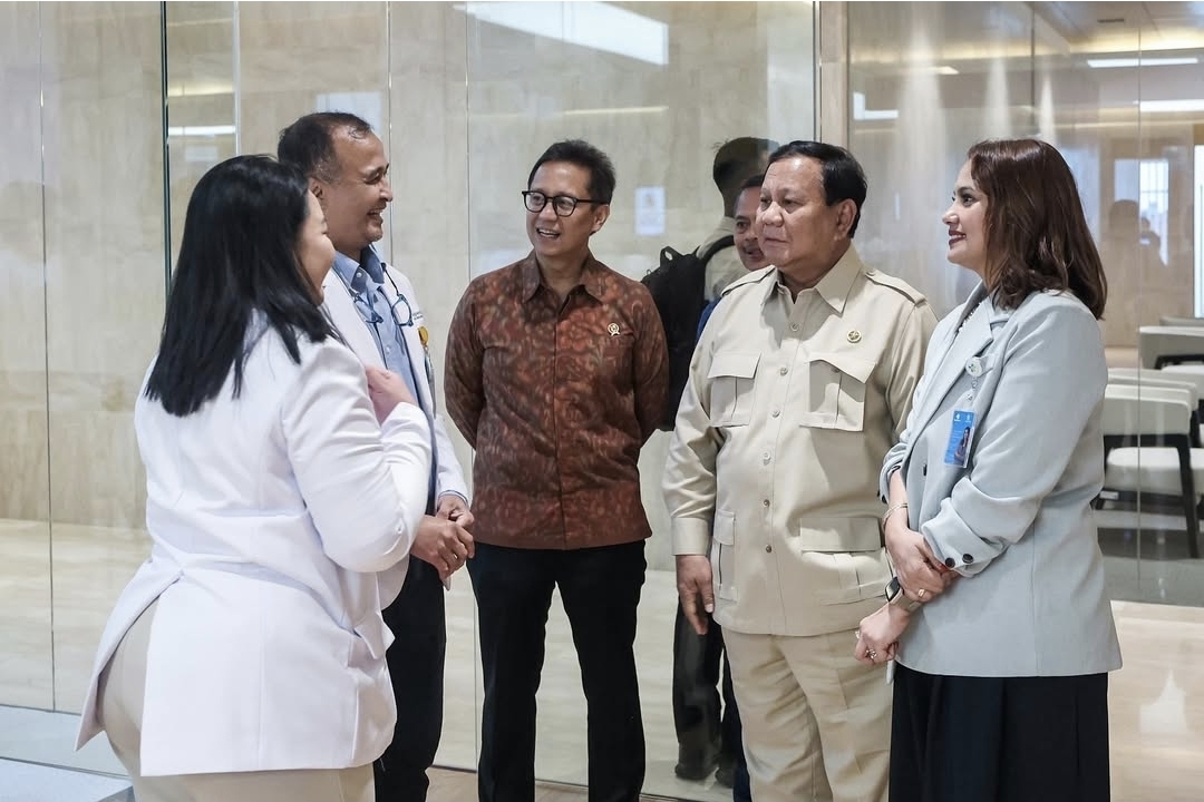 Prabowo menegaskan komitmennya untuk menghentikan tren warga negara Indonesia (WNI) yang memilih berobat ke luar negeri. (Foto: instagram)