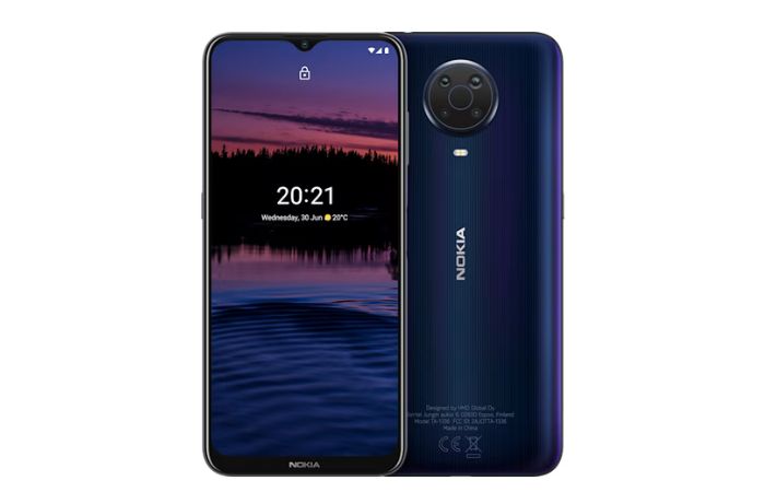HP Nokia G20 dengan RAM 4GB yang cocok untuk pekerja dengan UMK Kota Mataram