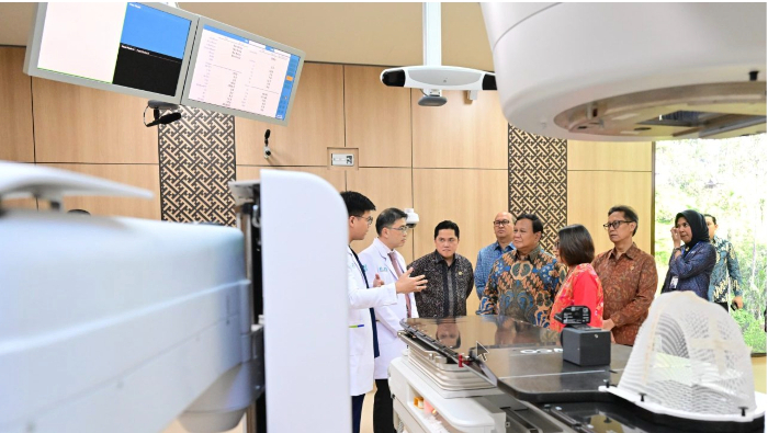 Presiden Prabowo Subianto meresmikan Bali International Hospital di Kota Denpasar, Provinsi Bali, Rabu (25/6).
