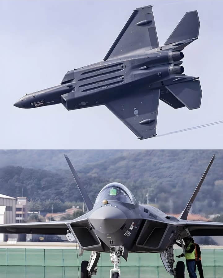 KF-21 jet tempur yang dikembangkan oleh Korea Selatan dan Indonesia.