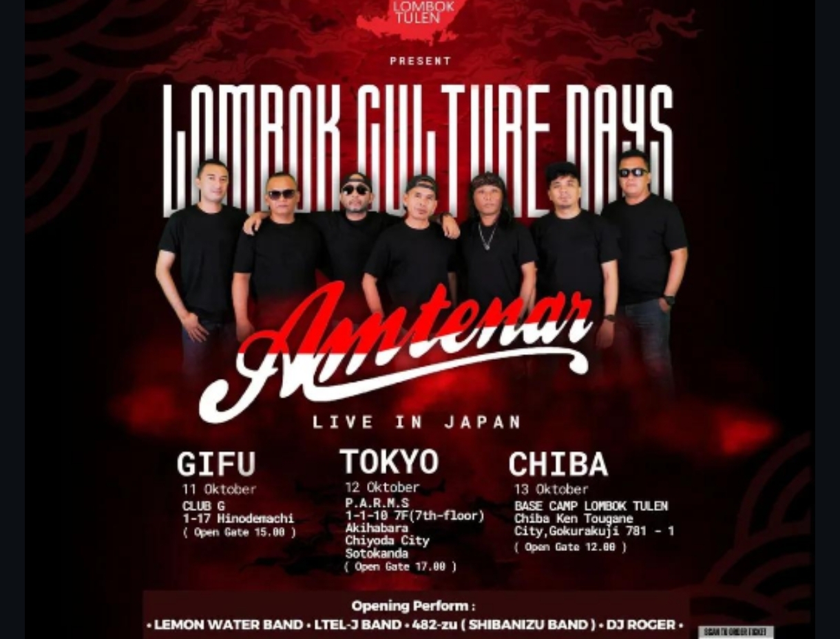 Amtenar gelar tur di Jepang pada Oktober mendatang. (Instagram Amtenar)