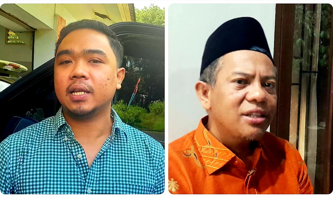Ketua DPRD Lobar Lalu Ivan Indaryadi (kiri) dan Wakil Ketua DPRD Lobar Abubakar Abdullah angkat bicara terkait rencana pembangunan Alun-alun Kota Gerung tahun ini.