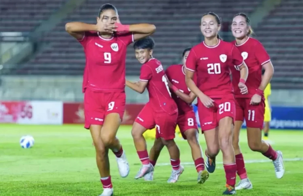 Timnas Putri Indonesia merayakan kemenangan di Piala AFF Wanita 2024. (Dok: PSSI)