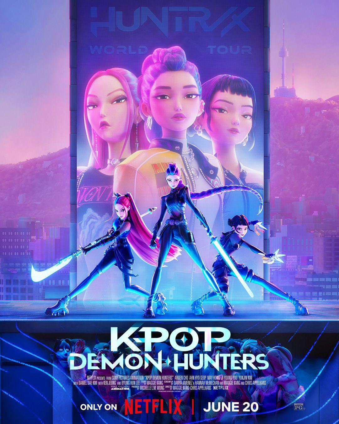 Poster film kpop demon hunters.
