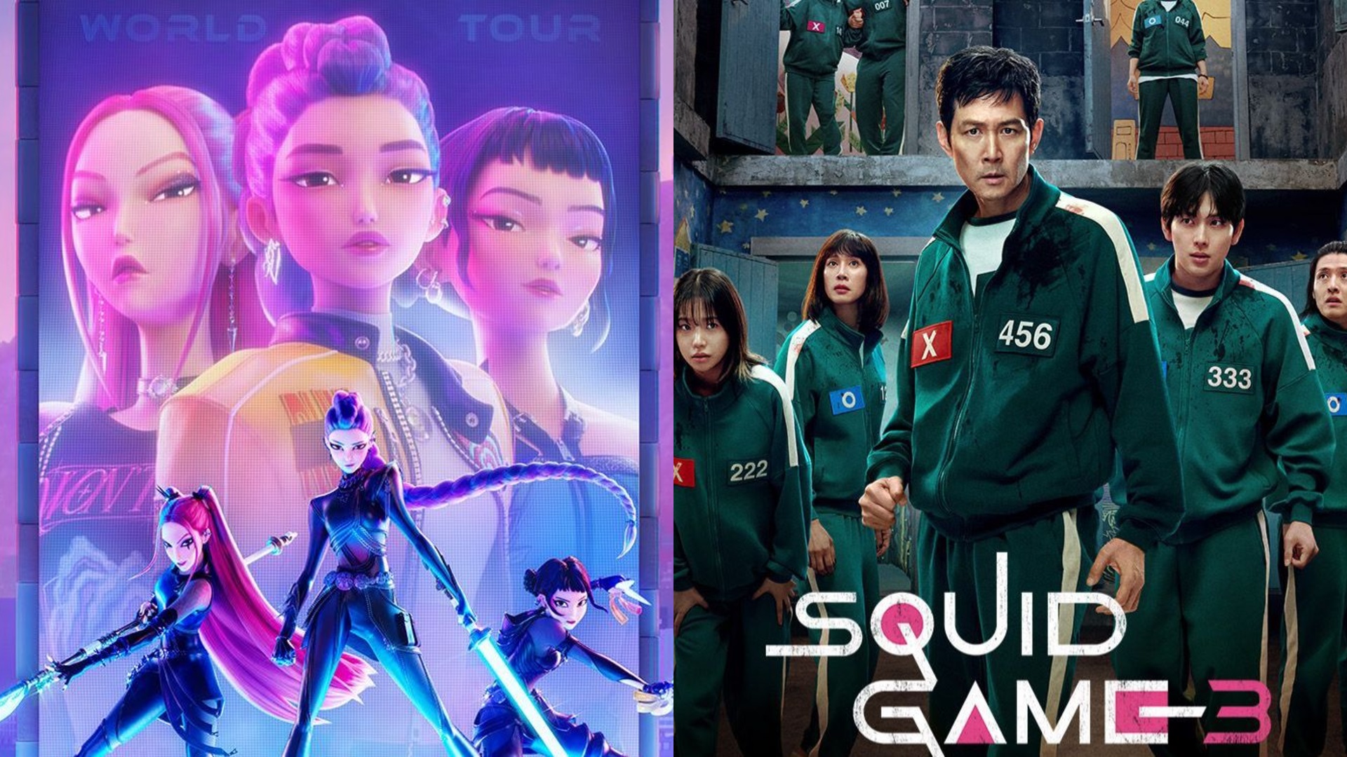 Film kpop demon hunters dan drama squid game 3 puncaki tangga teratas netflix global.