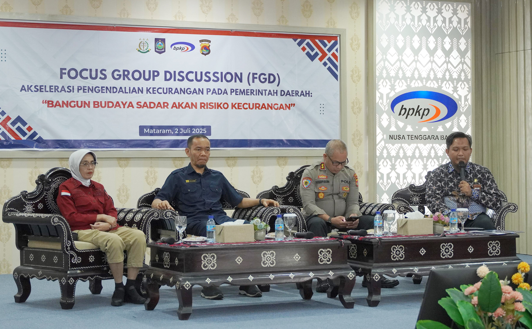 BPKP NTB menggelar FGD di Mataram, Rabu (2/7).